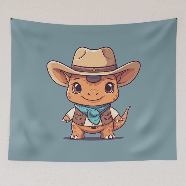 Item preview, Triceratops Cowboy designed and sold by Atlantico54.