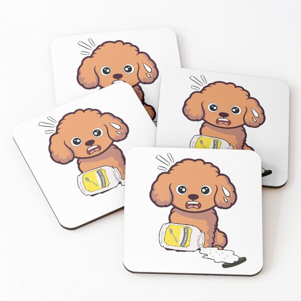 Item preview, Funny Brown Dog Spilled Mayonnaise designed and sold by Pet Station.