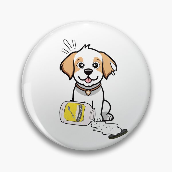 Item preview, Funny Happy Dog Spilled Mayonnaise designed and sold by Pet Station.