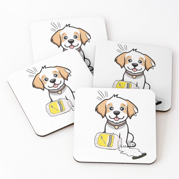 Item preview, Funny Happy Dog Spilled Mayonnaise designed and sold by Pet Station.