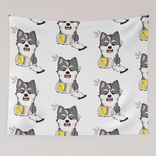 Item preview, Funny Husky Dog Spilled Mayonnaise designed and sold by Pet Station.