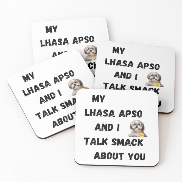 Item preview, My Lhasa Apso and I Talk Smack designed and sold by Fredster1966.