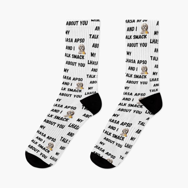 Item preview, My Lhasa Apso and I Talk Smack designed and sold by Fredster1966.