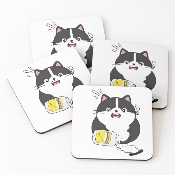 Item preview, Funny Fat cat Spilled Mayonnaise designed and sold by Pet Station.