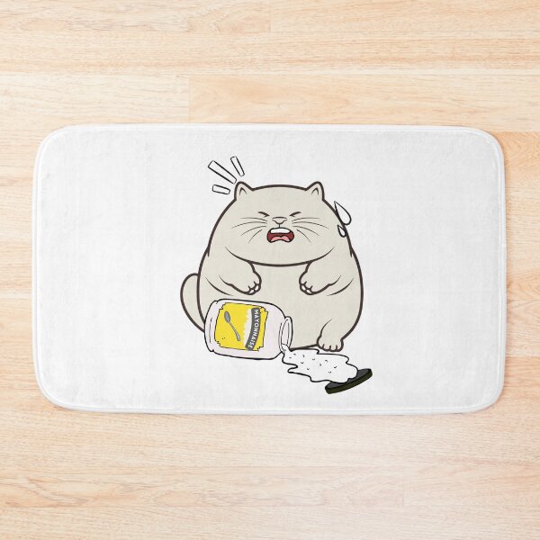 Item preview, Funny Fat cat Spilled Mayonnaise designed and sold by Pet Station.