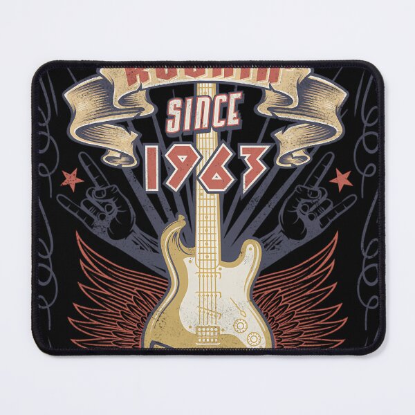 Item preview, Rockin Since 1963 Rock Music Lover designed and sold by TaruVasala.