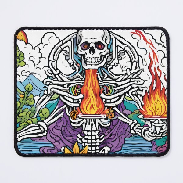 Item preview, Fire Skeleton Elemental designed and sold by Ashley's Art Shoppe.