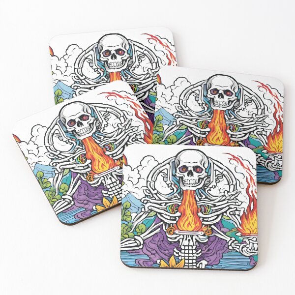 Item preview, Fire Skeleton Elemental  designed and sold by Ashley's Art Shoppe.