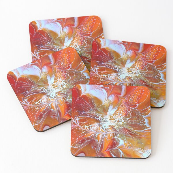 Item preview, Firelight - Acrylic Fluid Art designed and sold by Careyfmason.
