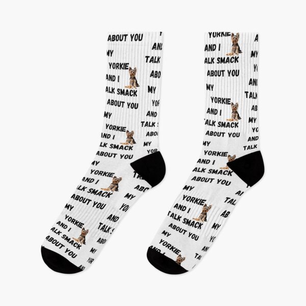 Item preview, My Yorkie and I Talk Smack designed and sold by Fredster1966.