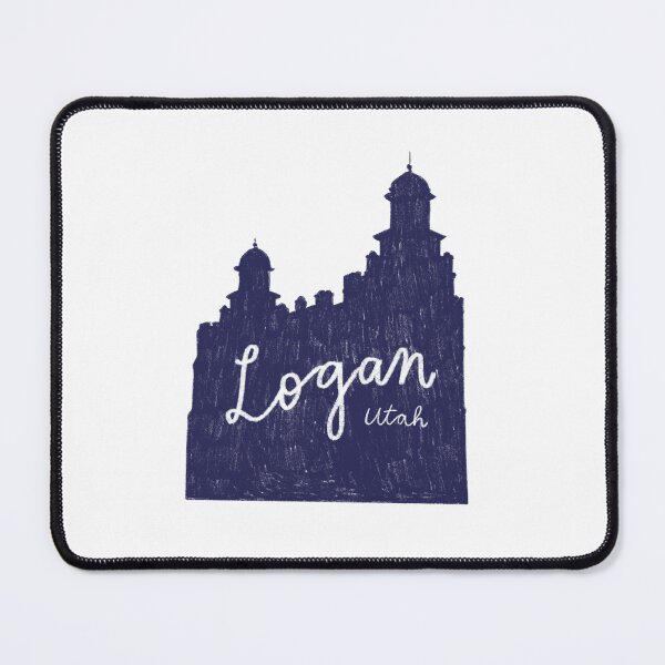 Item preview, Logan Utah LDS Temple Blue designed and sold by juvenilepeace.