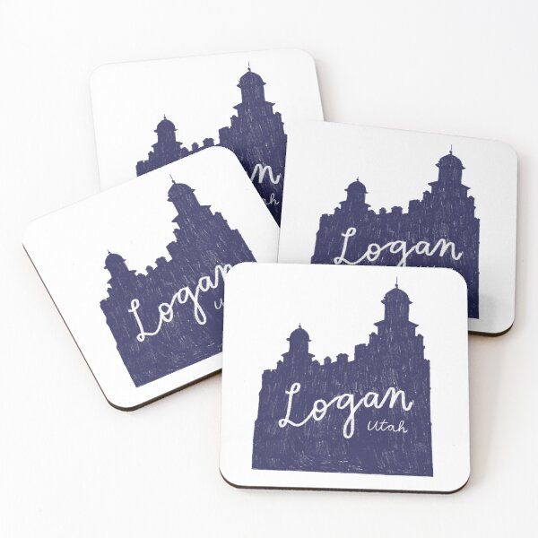Item preview, Logan Utah LDS Temple Blue designed and sold by juvenilepeace.