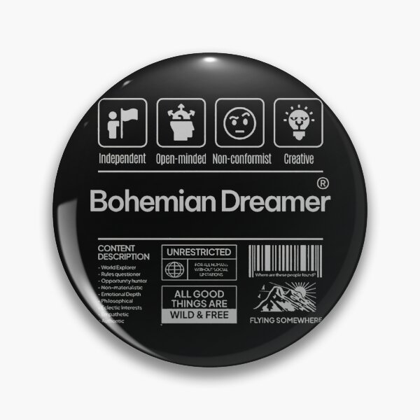 Item preview, Bohemian Dreamer Typography T-shirt Artwork designed and sold by Obsidian Ink by Wilshire.