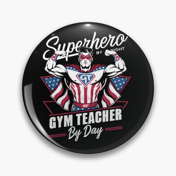 Item preview, Gym Teacher By Day Superhero By Night designed and sold by motivationaltee.
