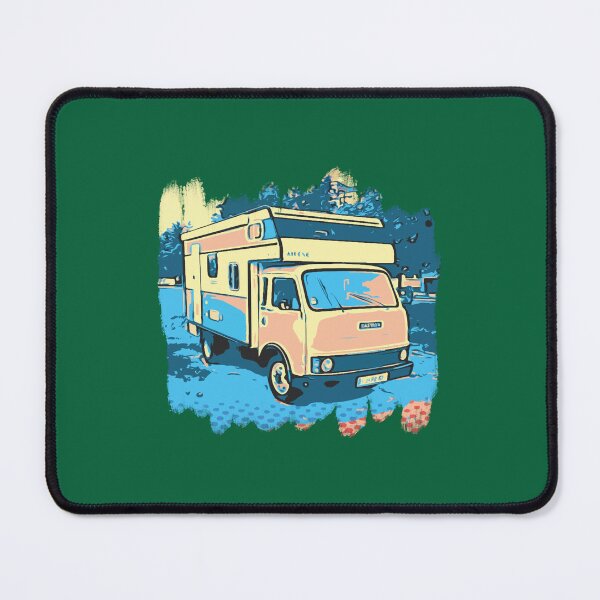 Item preview, Camper In The City, Cartoon Drawing designed and sold by CraftNeonArt.