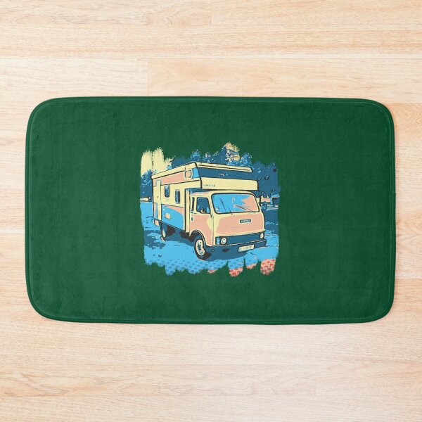 Item preview, Camper In The City, Cartoon Drawing designed and sold by CraftNeonArt.