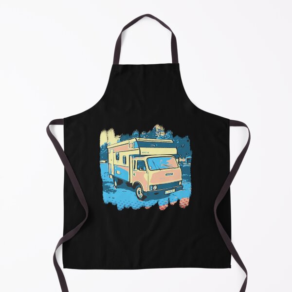 Item preview, Camper In The City, Cartoon Drawing designed and sold by CraftNeonArt.