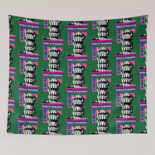 Item preview, redesign of old yugoslavian tourismon french designed and sold by CraftNeonArt.