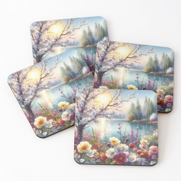 Item preview, Beautiful spring sunset on a river designed and sold by IgorNevzgliad.