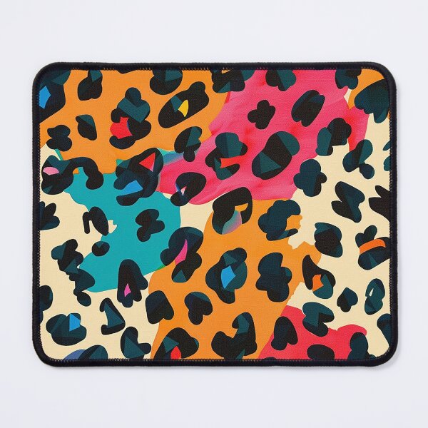 Item preview, Vibrant Multicolored Leopard Print Pattern designed and sold by 33wolvesdesigns.