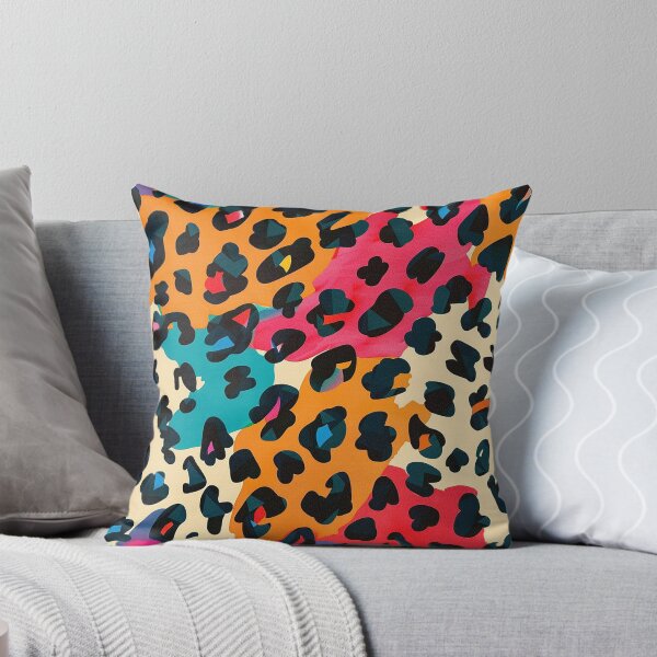 Item preview, Vibrant Multicolored Leopard Print Pattern designed and sold by 33wolvesdesigns.
