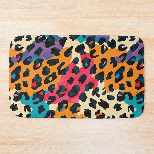 Item preview, Vibrant Multicolored Leopard Print Pattern designed and sold by 33wolvesdesigns.