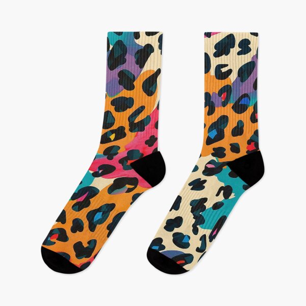Item preview, Vibrant Multicolored Leopard Print Pattern designed and sold by 33wolvesdesigns.