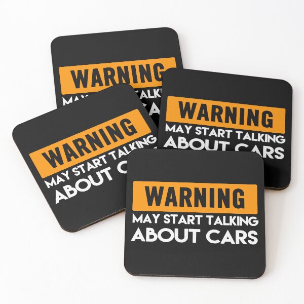 Item preview, Warning May Start Talking About Cars designed and sold by WIKWOK.
