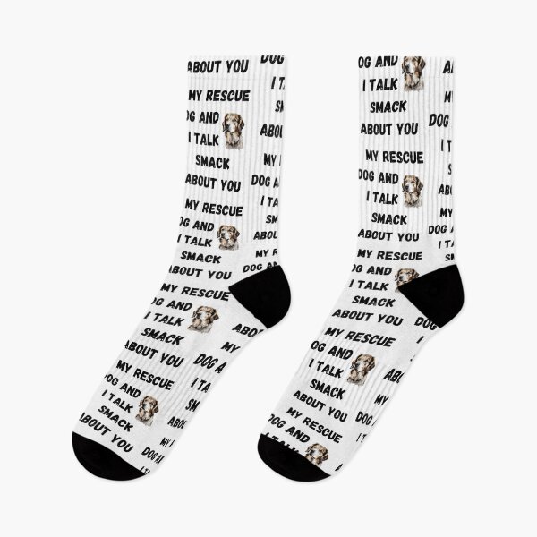 Item preview, My Rescue Dog and I Talk Smack designed and sold by Fredster1966.