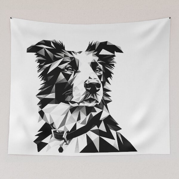 Item preview, Border Collie Portrait designed and sold by SimpleDesigns12.