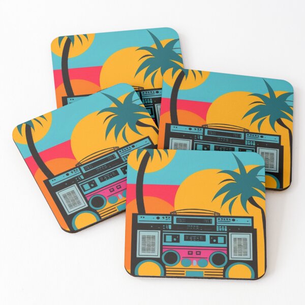 Item preview, 80's Boombox and California Sun designed and sold by TheDarkWardrobe.