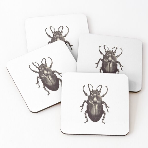 Item preview, Vintage rhinoceros beetle Bug design designed and sold by Hanebs.
