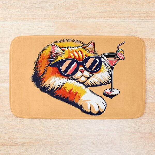 Item preview, Chill Vibes Feline, Sunbeam Lounging Tabby, I'm not lazy; I'm energy efficient, Lazy Cat on a Sunny Day, Expression is complete relaxation Updated designed and sold by FEBRICAST.