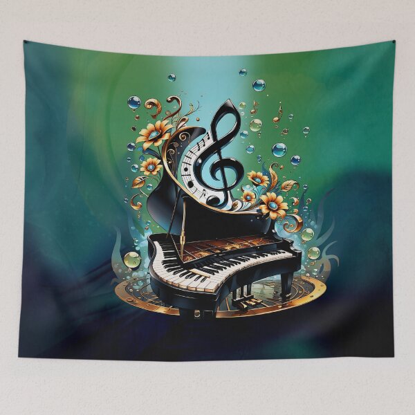 Item preview, Wonderful curved fantasy piano designed and sold by nicky2342.