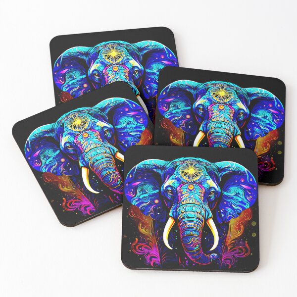 Item preview, Psychedelic Pachyderm designed and sold by Raging Woody Designs.