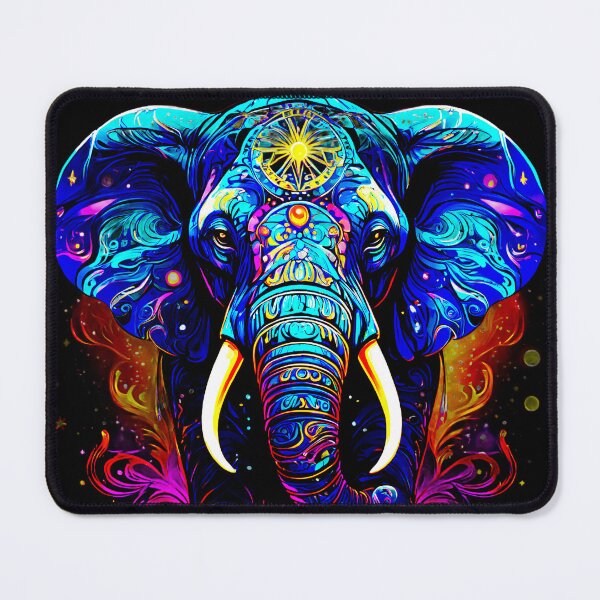 Item preview, Psychedelic Pachyderm designed and sold by Raging Woody Designs.