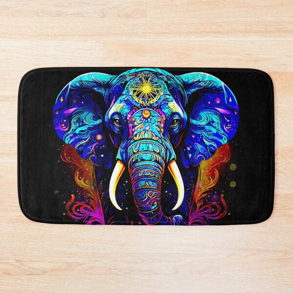 Item preview, Psychedelic Pachyderm designed and sold by Raging Woody Designs.
