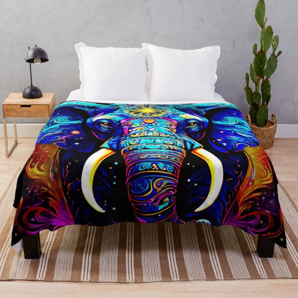 Item preview, Psychedelic Pachyderm designed and sold by Raging Woody Designs.