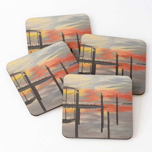 Item preview, Sunset at the Dock of the Bay designed and sold by artsmart26.