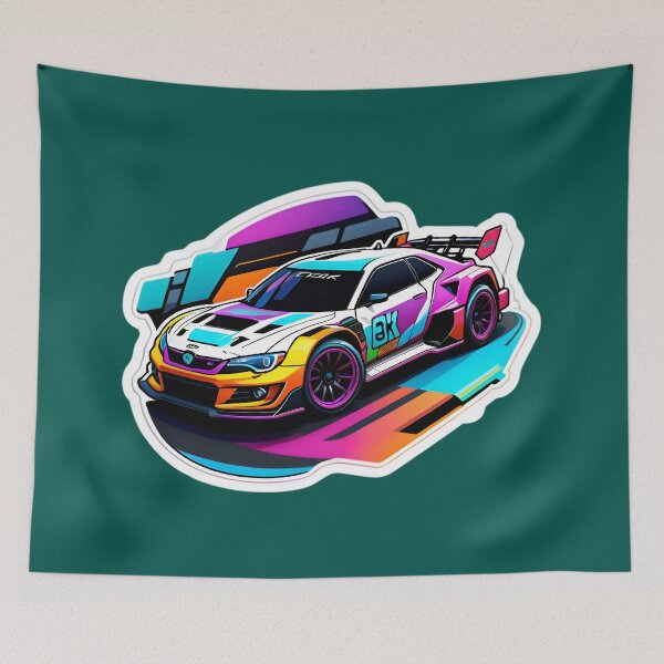 Item preview, Cool Street Rally Racing Car designed and sold by TheArtOfPat.