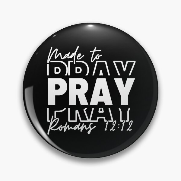 Item preview,  Made to Pray, white design.  designed and sold by MoriaStore.