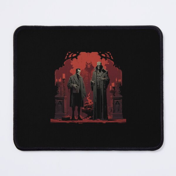 Item preview, Frankenstein and Dracula in the Style of Mike Mignola A Unique Artistic Interpretation T-S designed and sold by truongyenphuong.