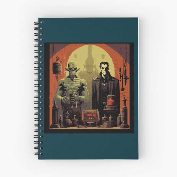 Item preview, Frankenstein and Dracula in the Style of Mike Mignola A Unique Artistic Interpretation T-S designed and sold by truongyenphuong.