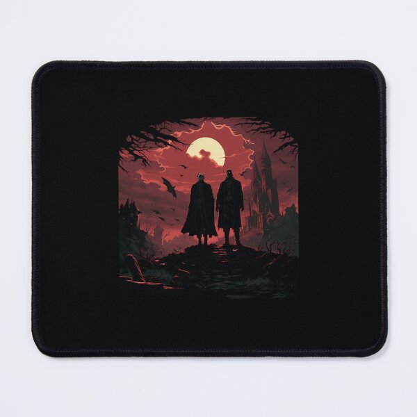 Item preview, Frankenstein and Dracula in the Style of Mike Mignola A Unique Artistic Interpretation T-S designed and sold by truongyenphuong.