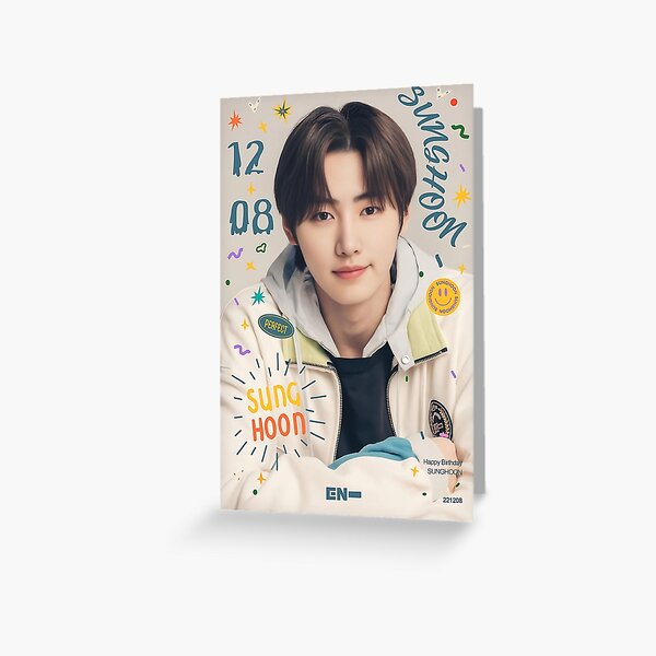 タレントカード ENHYPEN SUNGHOON B-DAY PAPER Birthday Paper Enhypen | TikTok
