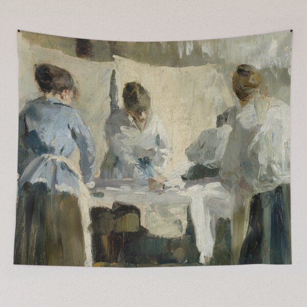 Item preview, Women Ironing Vintage Art designed and sold by vintagevivian.