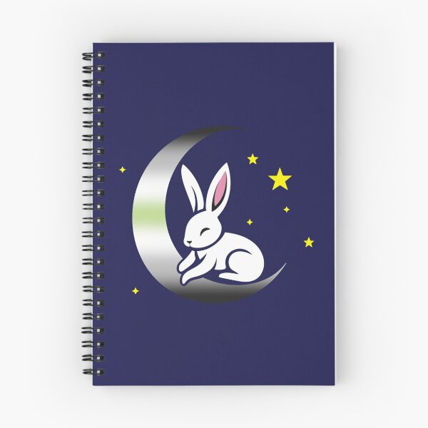 Item preview, Cute Bunny Rabbit on an Agender Pride Flag Moon, Discreet Agender Pride Design designed and sold by Travelslightly.