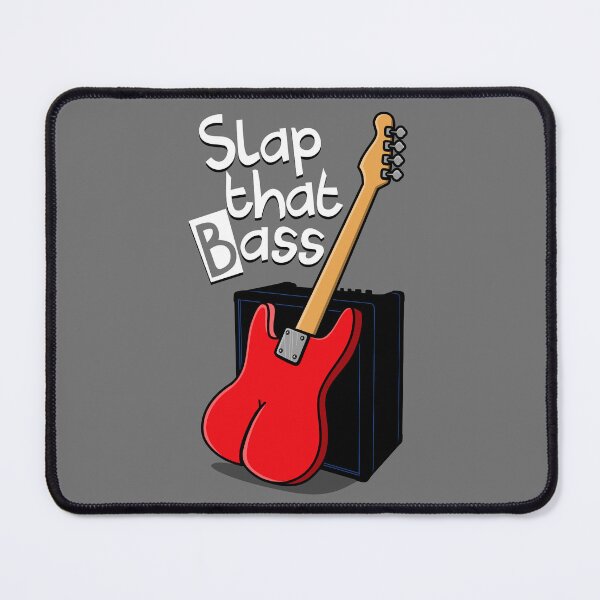 Item preview, Funny Music Bass Guitar Big Booty Butt Pun Band Shirt designed and sold by BoggsNicolasArt.