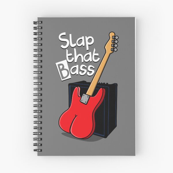Item preview, Funny Music Bass Guitar Big Booty Butt Pun Band Shirt designed and sold by BoggsNicolasArt.