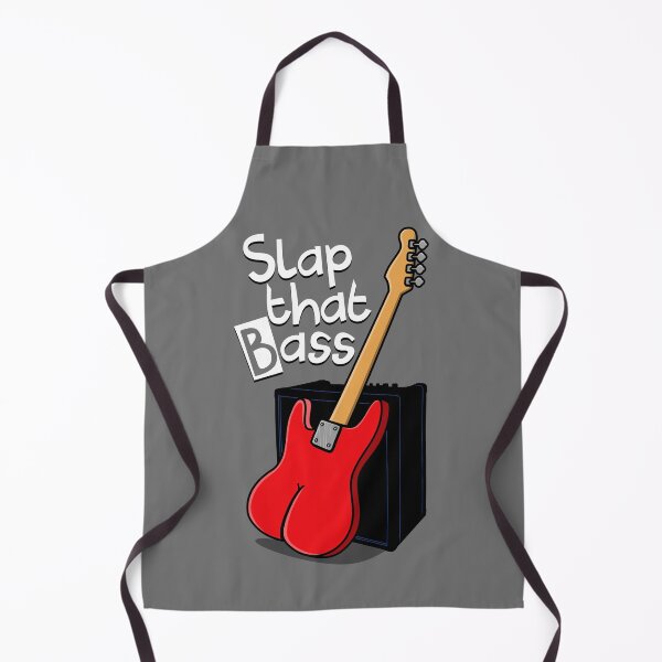 Item preview, Funny Music Bass Guitar Big Booty Butt Pun Band Shirt designed and sold by BoggsNicolasArt.